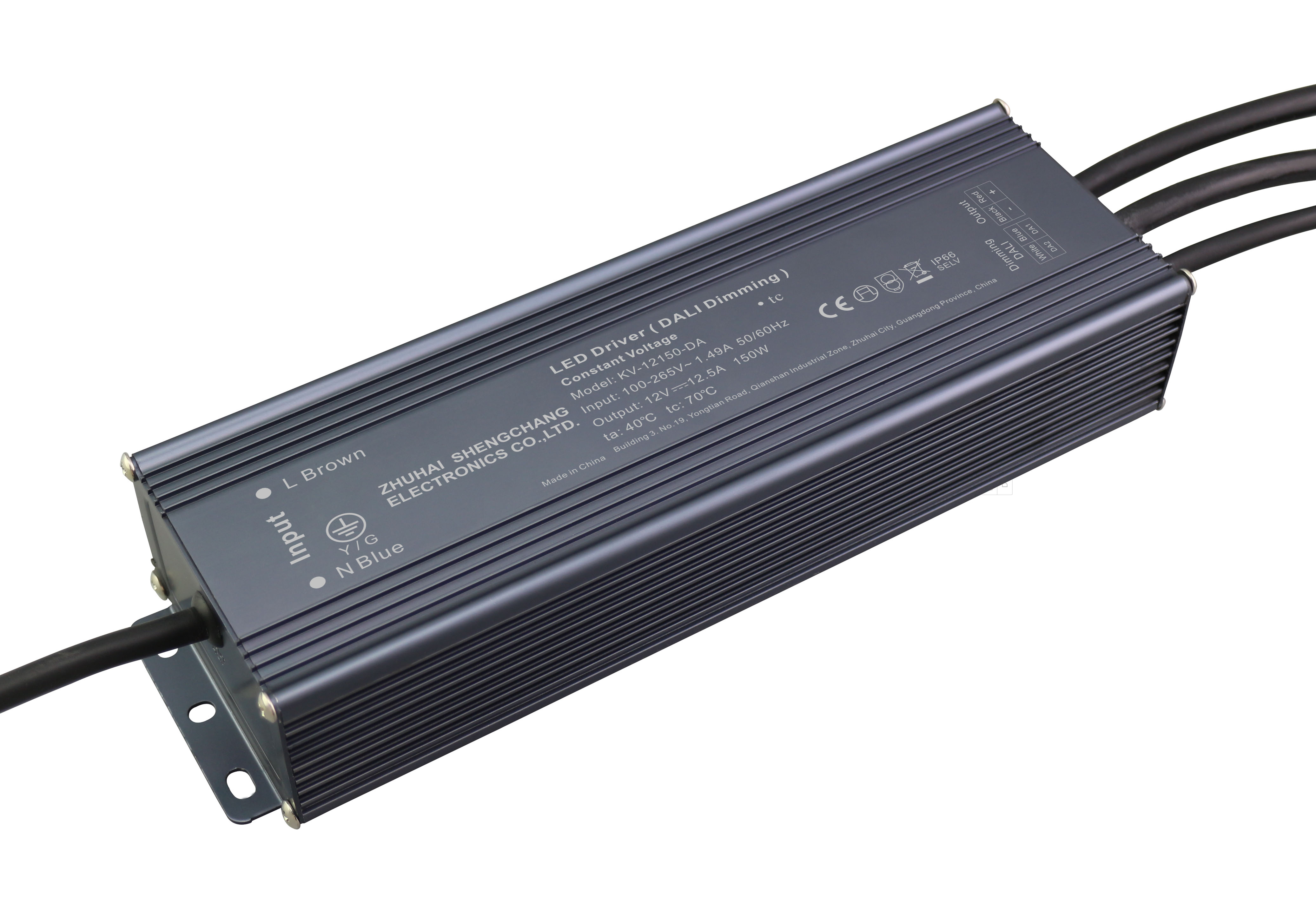 150W DALI constant voltage dimmable LED driver